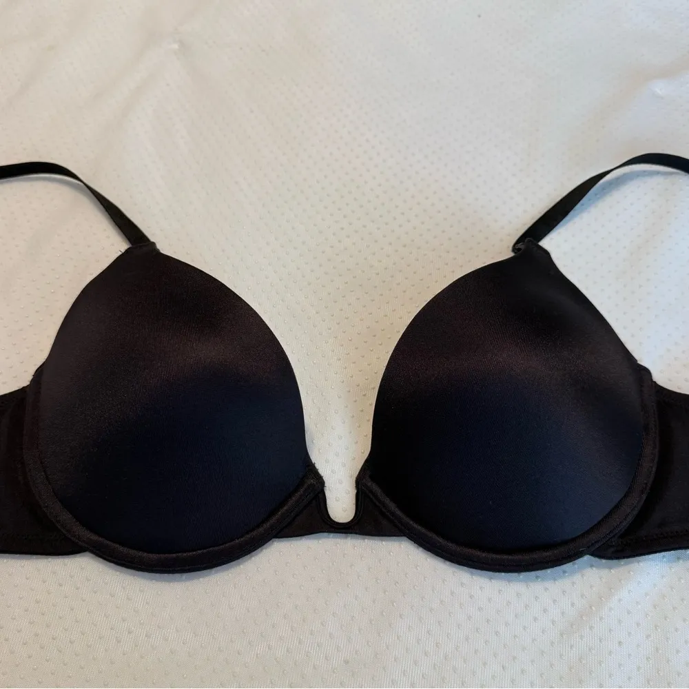 Lily of France Black Push Up Bra Size 34C Underwire Padded 3131415 - Image 6