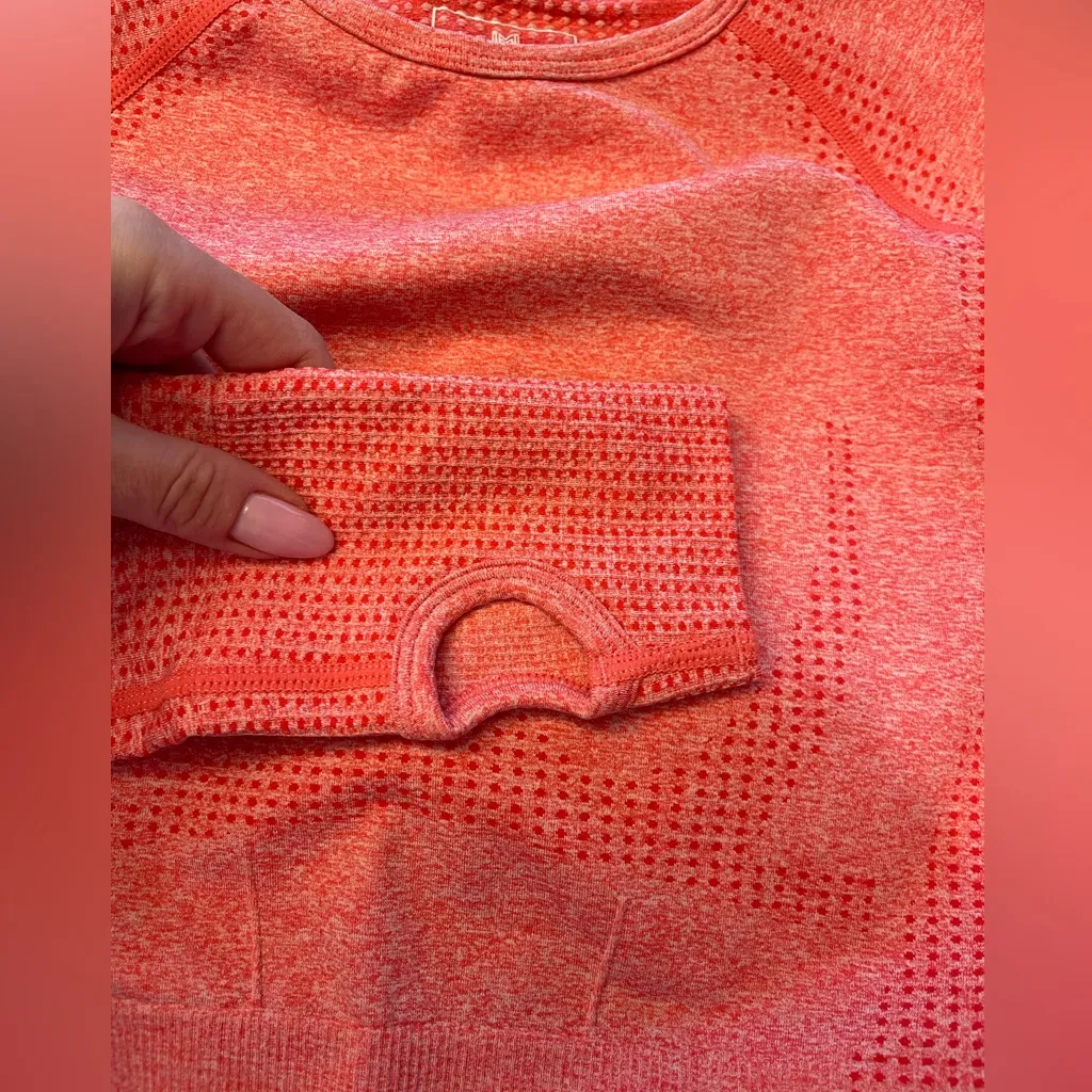 NWOT FITNESS YOGA SPORT SET ORANGE PEACH M Size M - Image 8