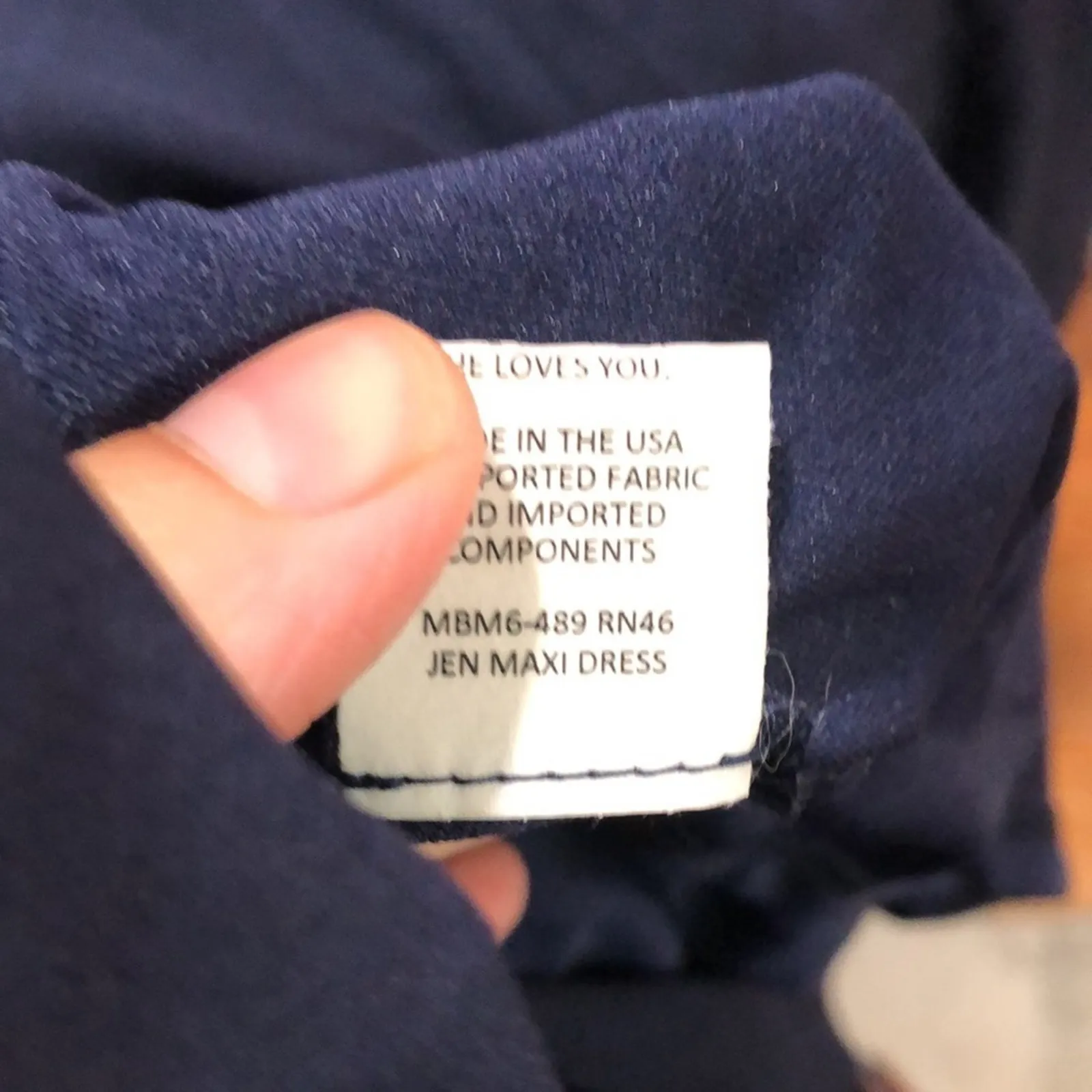 Show Me Your Mumu SMYM Jenn rich navy Maxi Dress NEW XS - Image 5