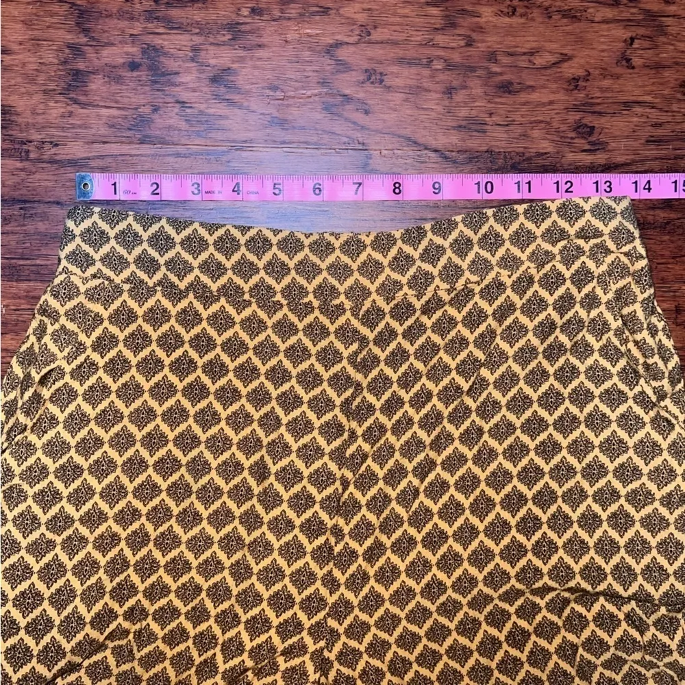 Womens Sz 6 Boho Wide Leg Pants Floral Lightweight Elastic Waist Pockets Casual - Image 8