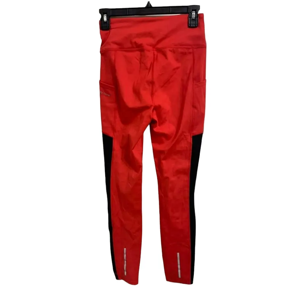 Mind Body Love Color Blocked Legging‎ Red Black Pocket Size XS - Image 4