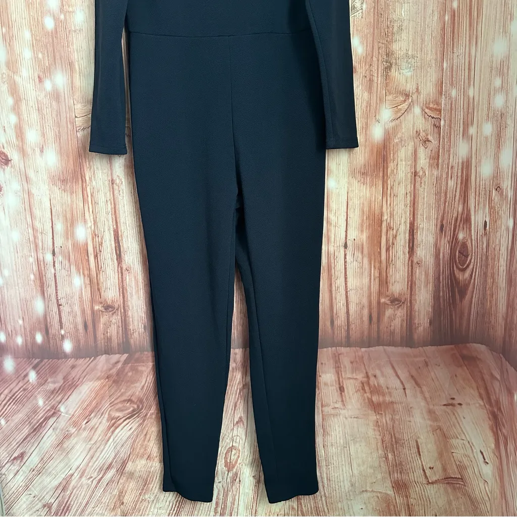 Shein Navy Blue Sweetheart Neckline Long Sleeve Jumpsuit Size 1X - Image 6