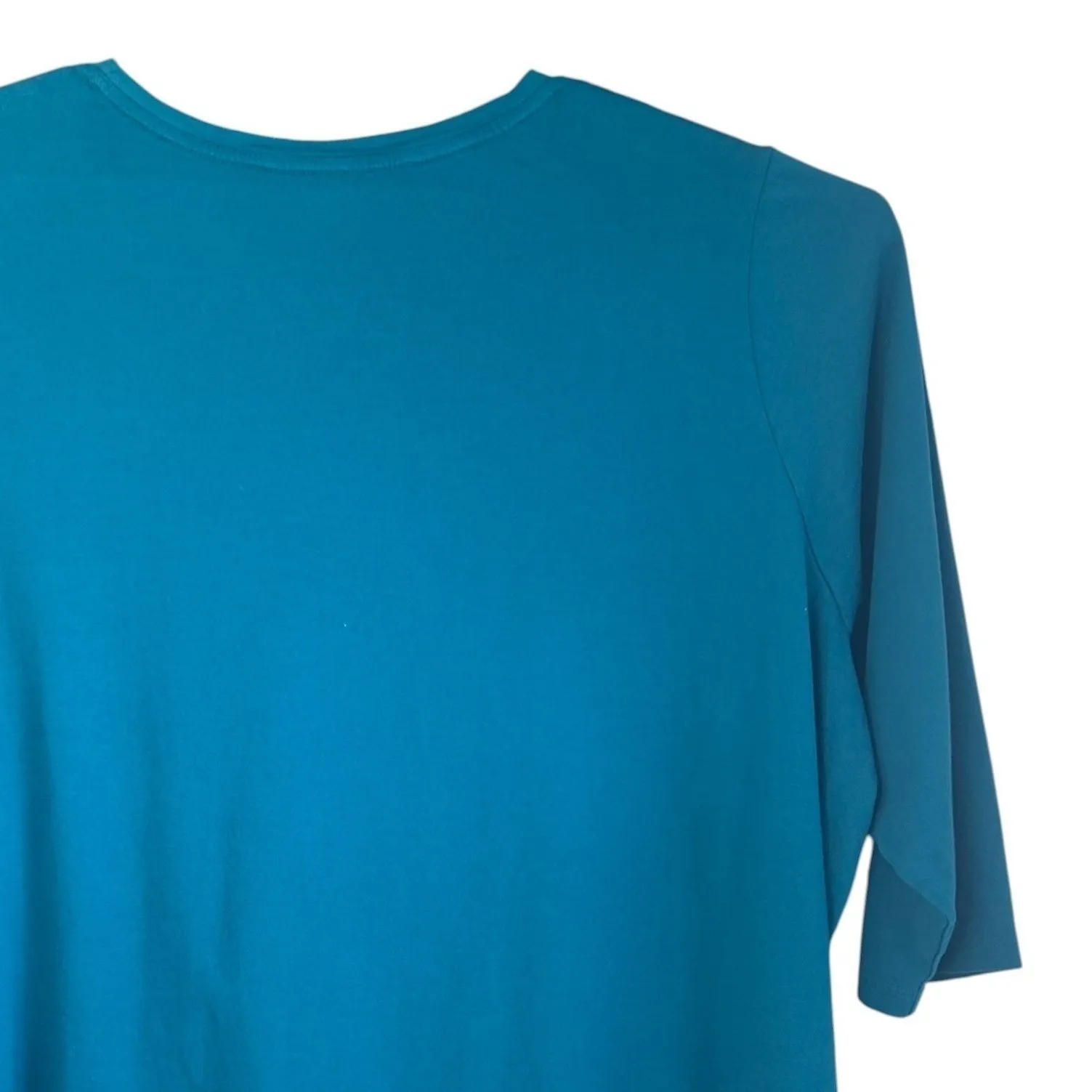 Lands End Shirt Teal 3X - Image 3