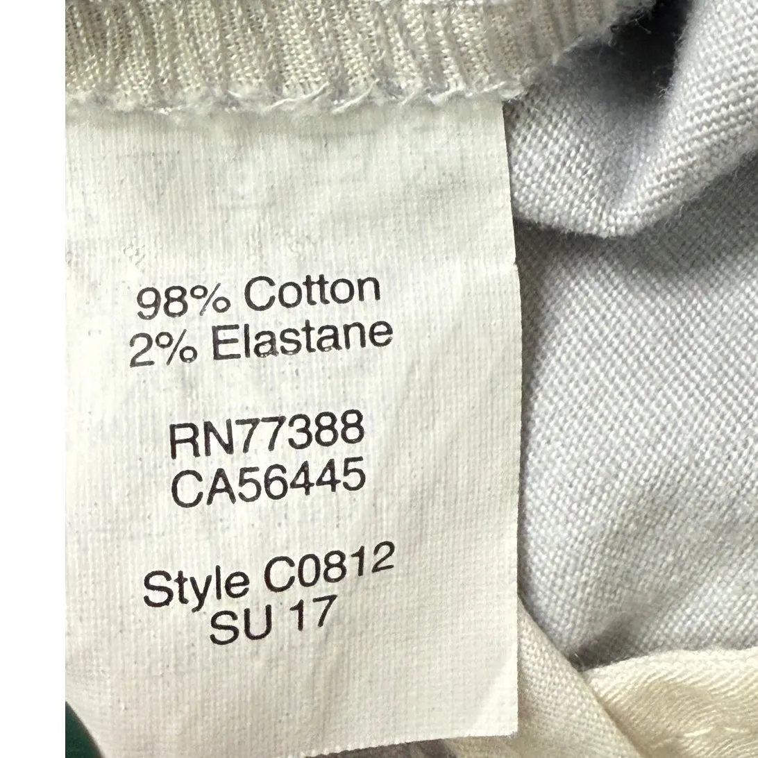 J. Crew 9" Frankie Stretch Chino Casual Mid Rise Shorts Pockets 12 Light Grey - Image 9