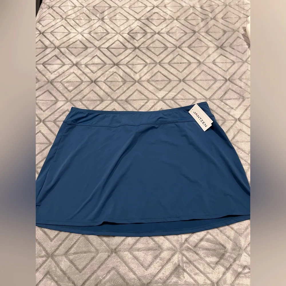 Jantzen Side Slit Swim Overskirt – Blue – NWT - Image 2