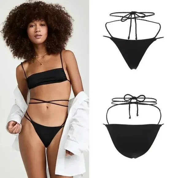 Agua Bendita Minta Kezia Bottom in Black Size Large NWOT $90 - Image 2