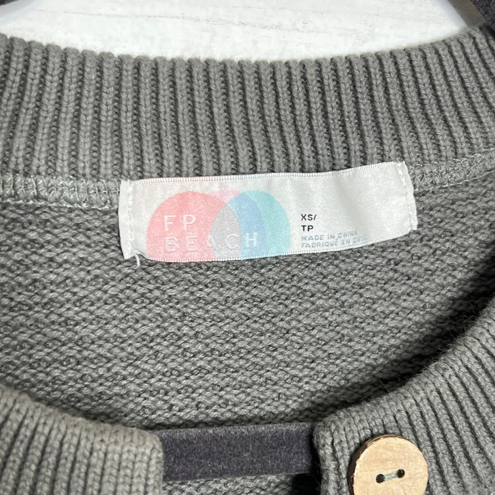 Free People Beach Hailee Waffle Knit Wide Leg Crop Pullover Matching Set - Image 6