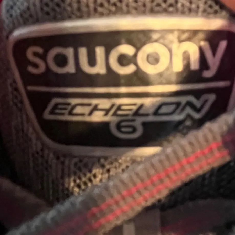 Saucony Echolon Running Shoes Women's Gray Red Athletic Sneakers Size 7W - Image 11