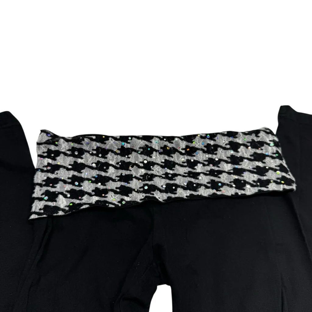 No Boundaries Y2K Bling Sequin Fold Over leggings - Image 2