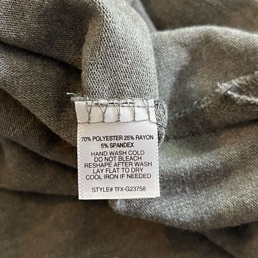 Grey 3/4 wide sleeve top Gray Size M - Image 4