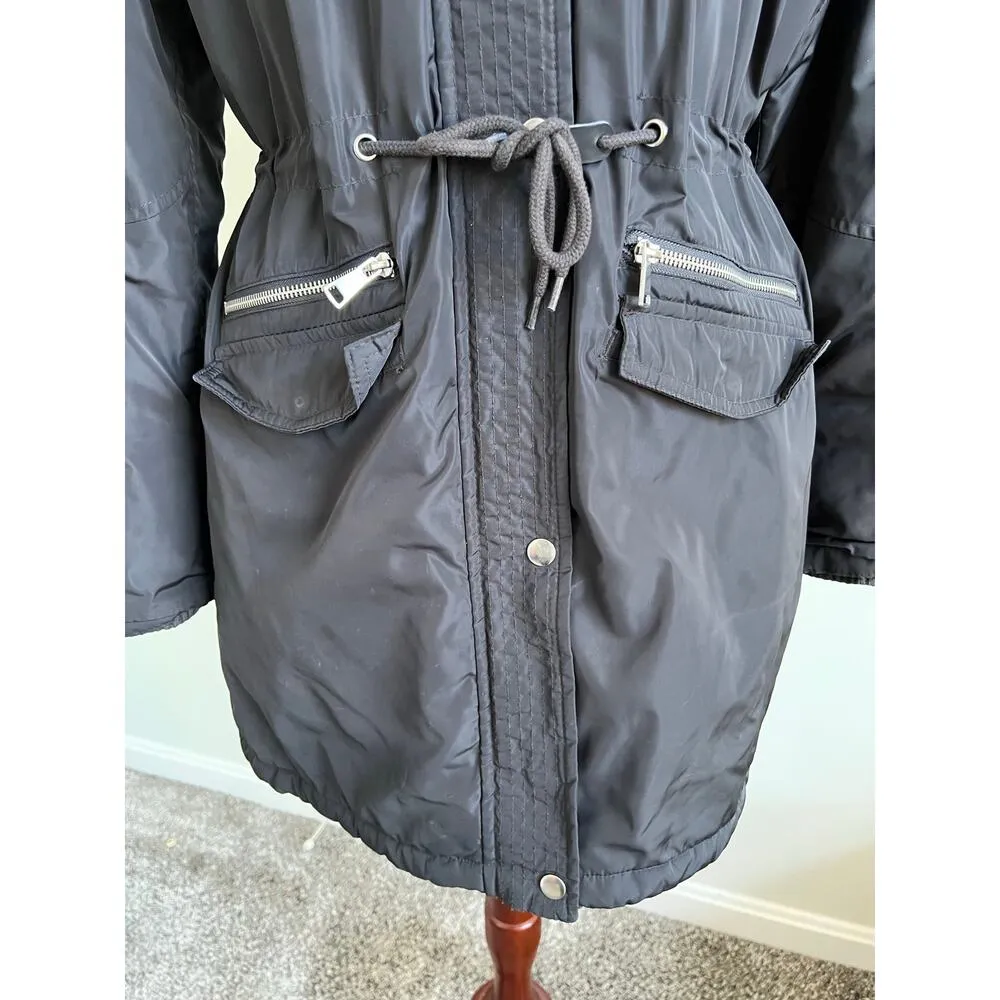 Mossimo Supply Co Long Rain Coat Size Small Gray - Image 2