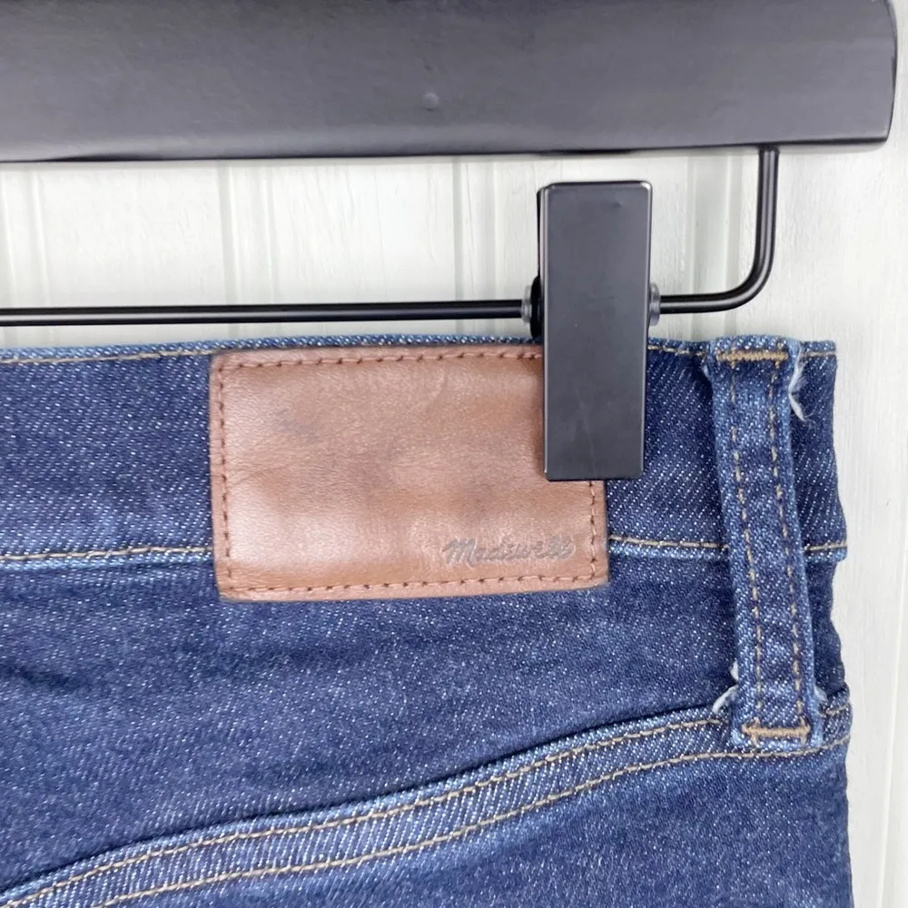 Madewell 9" Mid-Rise Skinny Jeans in Orland Dark Wash Denim MA938 Size 25 - Image 8