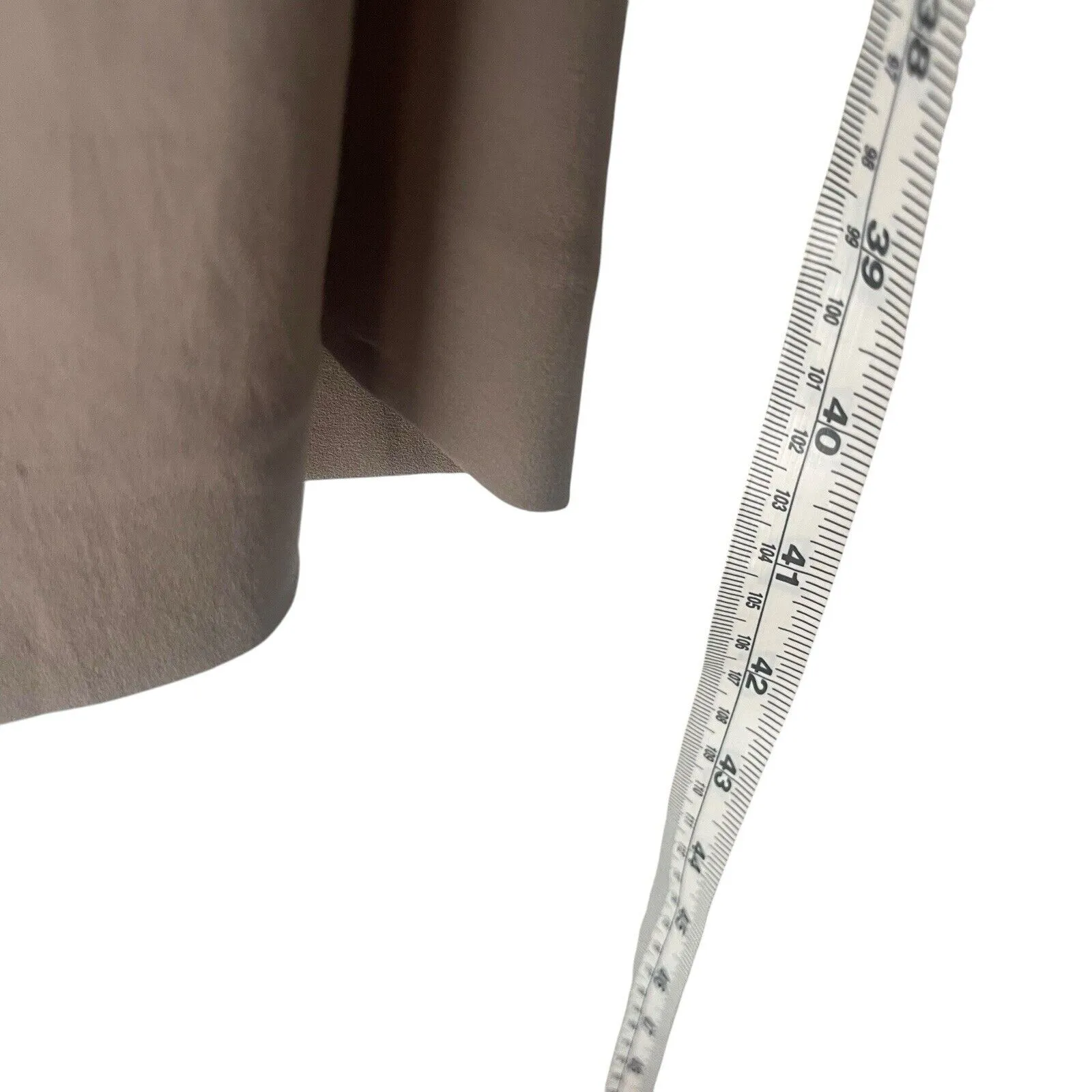 BCBGMaxazria Size Small Gray Asymmetric Sleeves Body Con Rouched Mini‎ Dress - Image 8