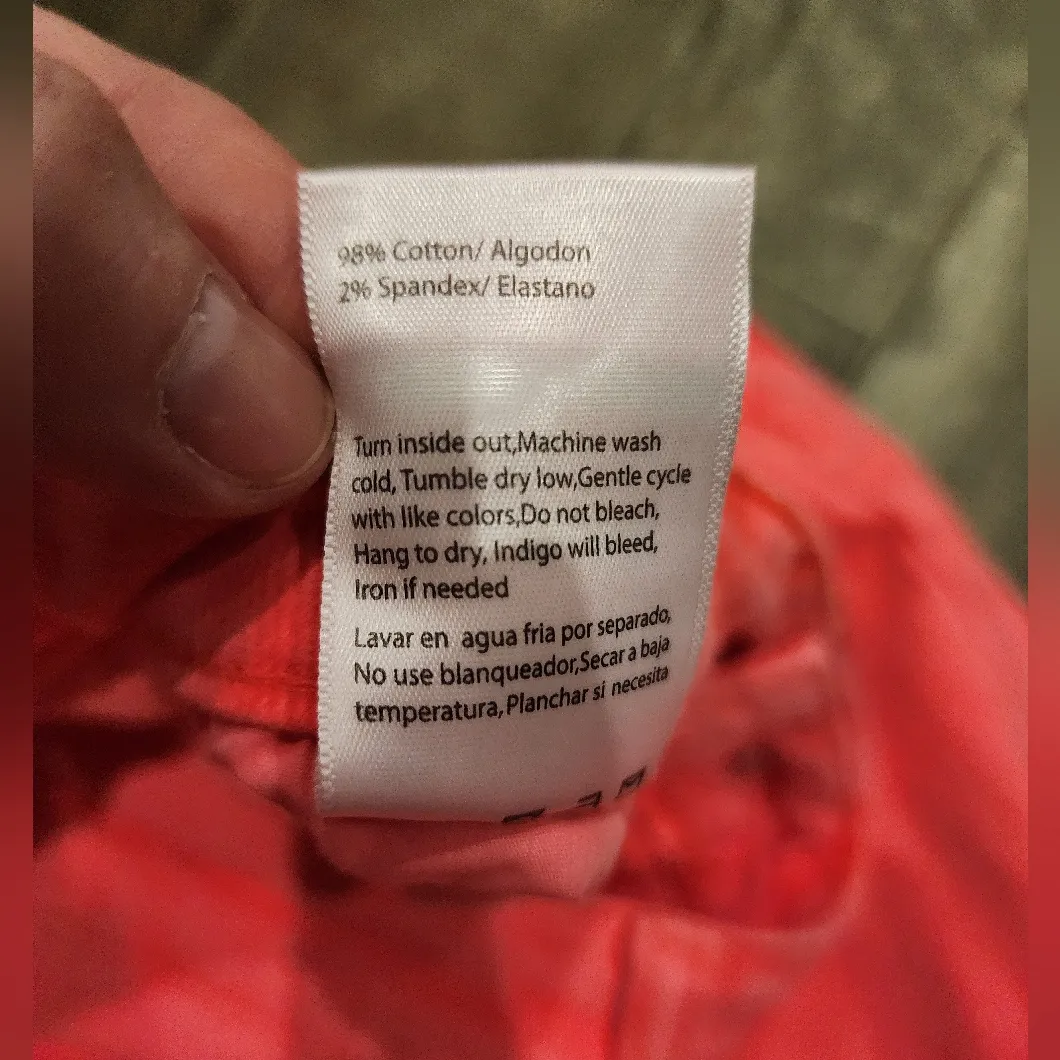 Bright Pink Distressed Ankle Jeans Size 28 - Image 10