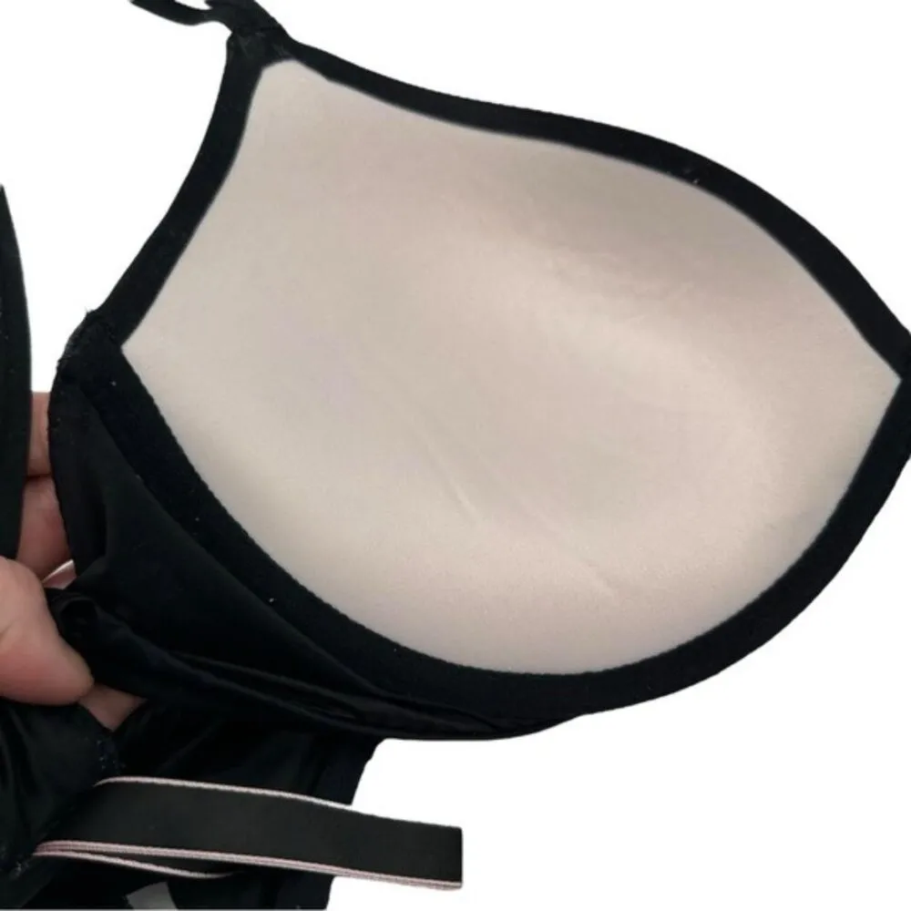 Victoria’s Secret Black Underwire Adjustable Strap Padded Push Up 32DDD - Image 6