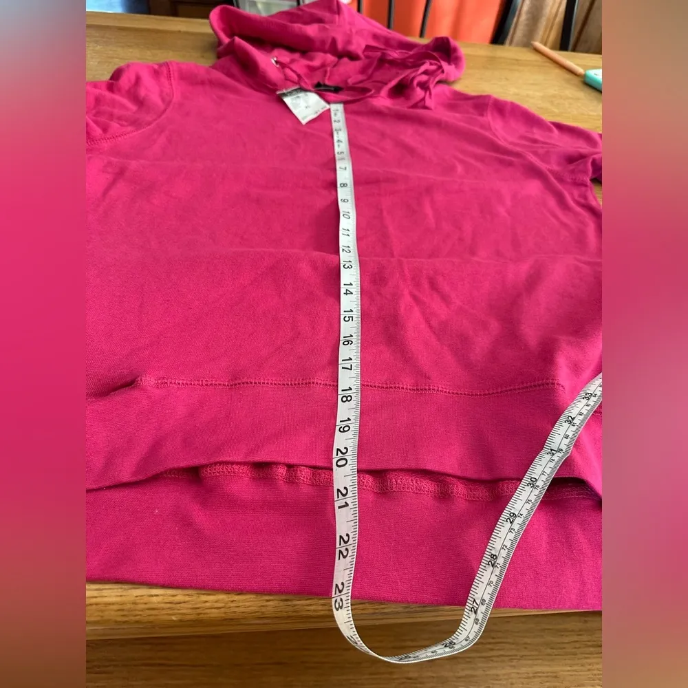 Rue21 NWT pink hoodie sz XL, 22” p2p - Image 5