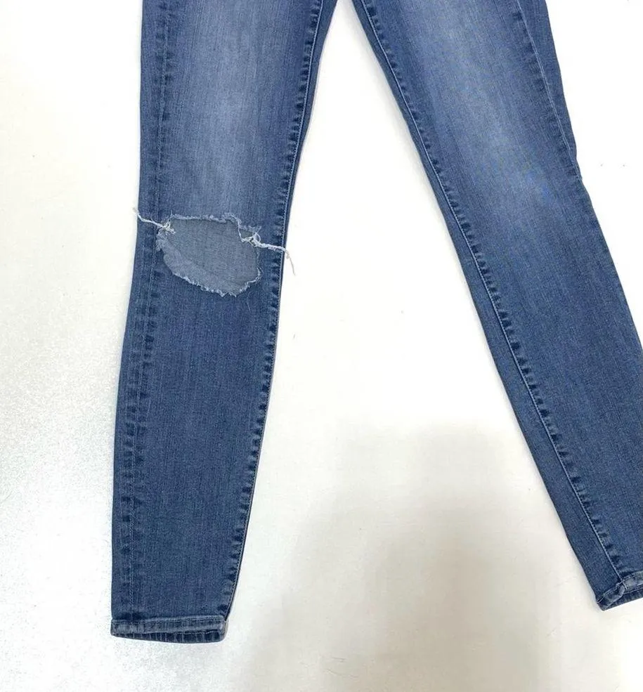 Good American Good Legs Distressed Skinny Jeans High Rise 6/28 - Image 8