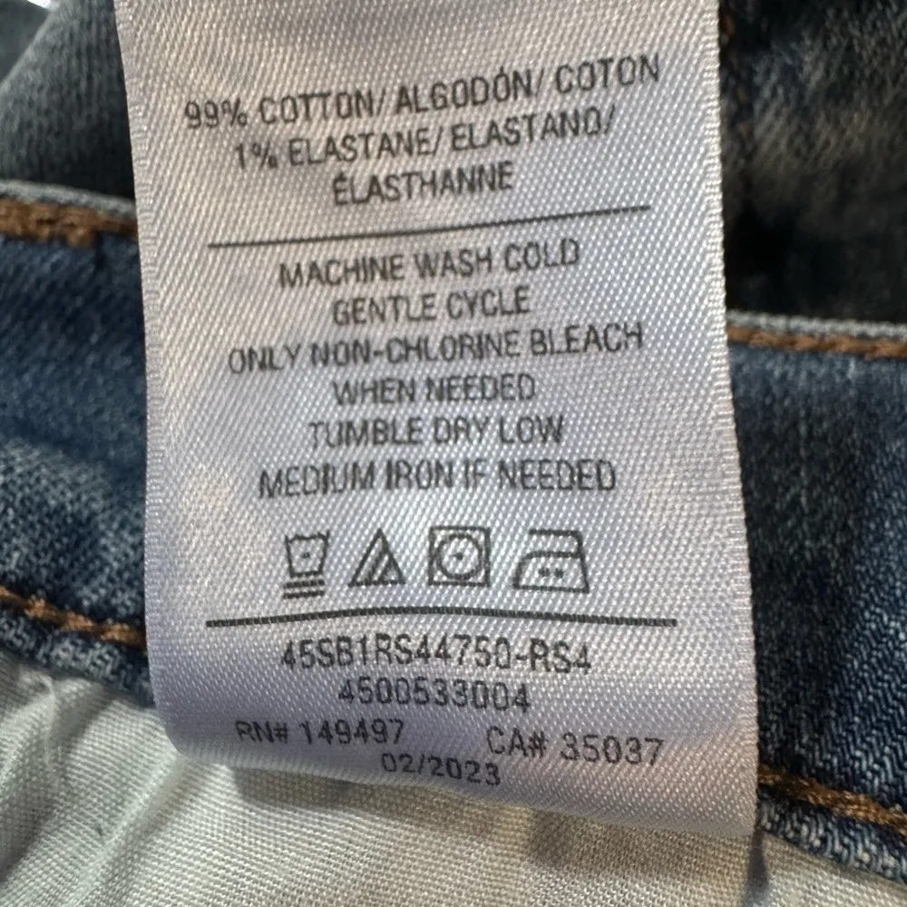 Joe’s Reese Rolled Hem Fashion Blue Denim Mid Rise Jean Shorts Size 24 NWT - Image 9