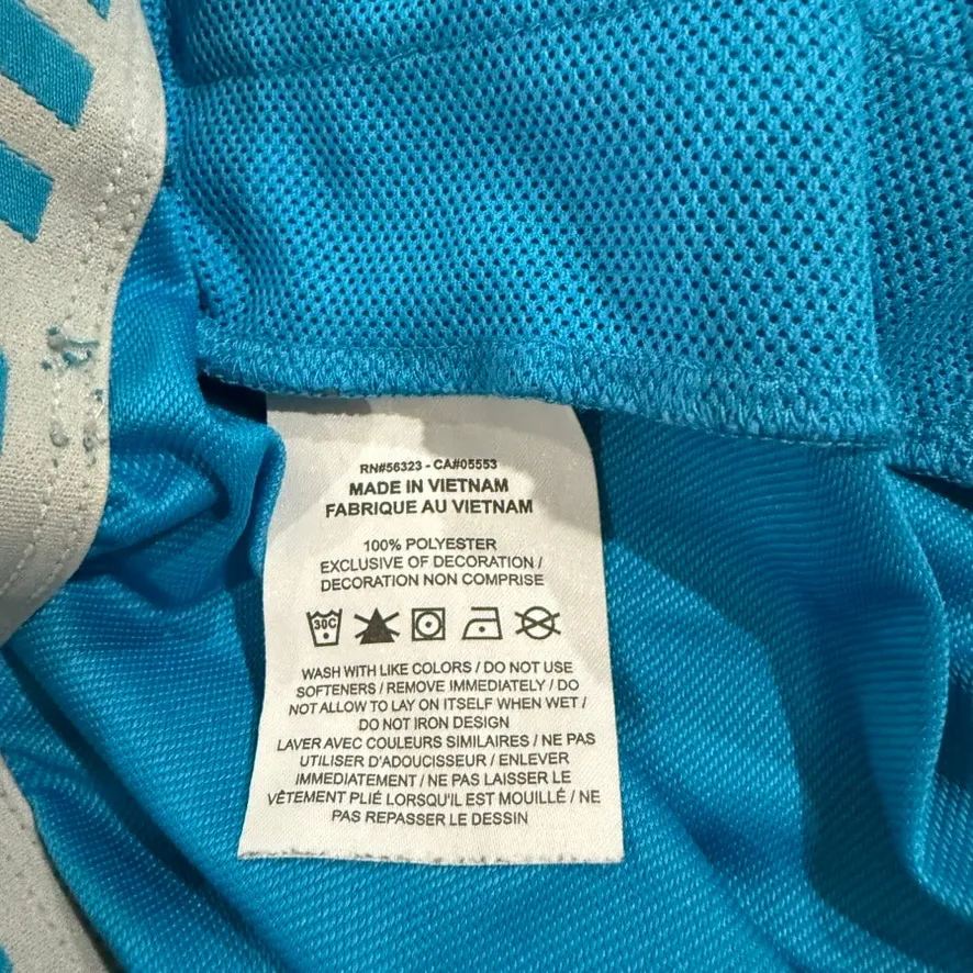 Nike Women's Dri-FIT Blue Athletic Shorts‎ Size Large Moisture-Wicking - Image 3