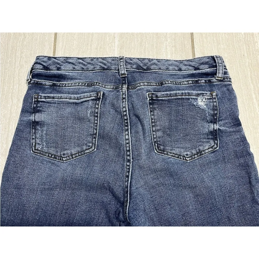 Kut from the Kloth Reese Ankle Straight Leg Jeans Women’s 10 Distressed Fray - Image 5