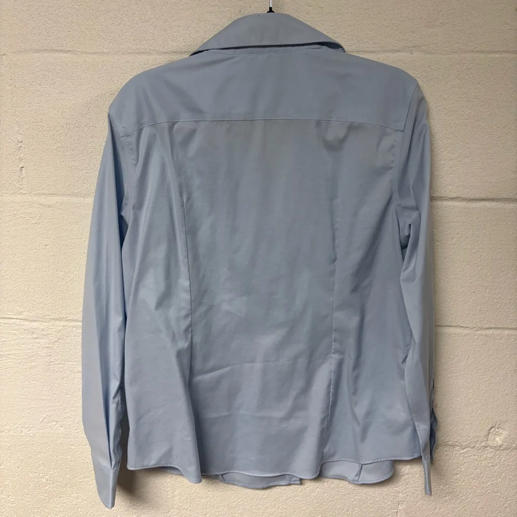 Eddie Bauer Women’s Sky Blue Button Up Dress Shirt Size XL - Image 2