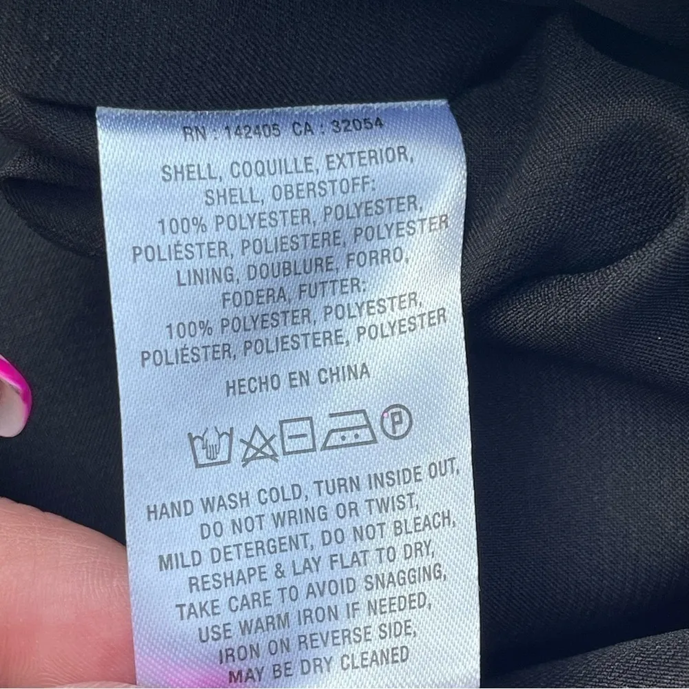 ANTHROPOLOGIE Wolven Black Crochet Lace "Terrace Sheath Dress" Size 8 - Image 11