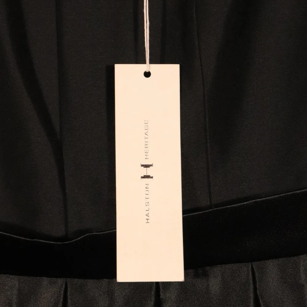 NWT Halston Heritage Black Patterned Dress Size 6 - Image 5