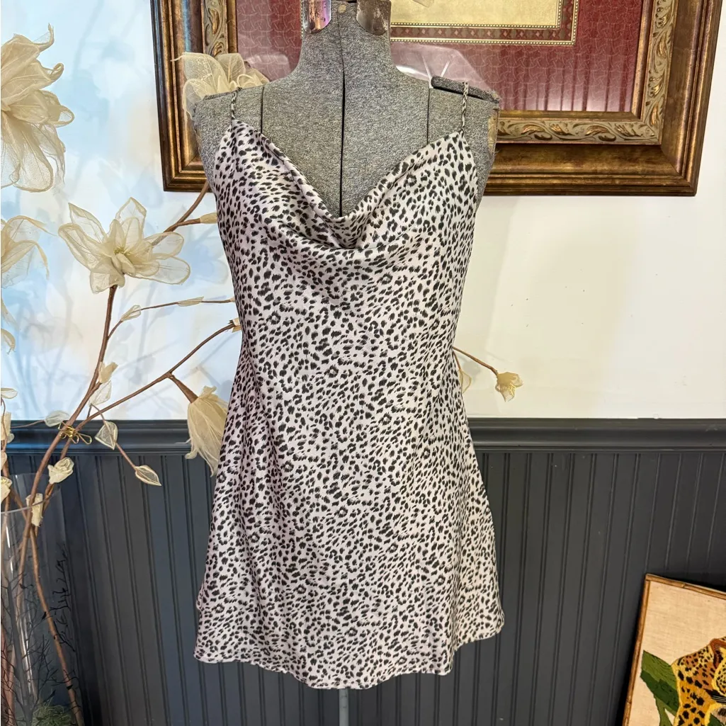 Princess Polly Leopard Print Betta Vanore Slip Dress ~ Size 4 🍄 - Image 3