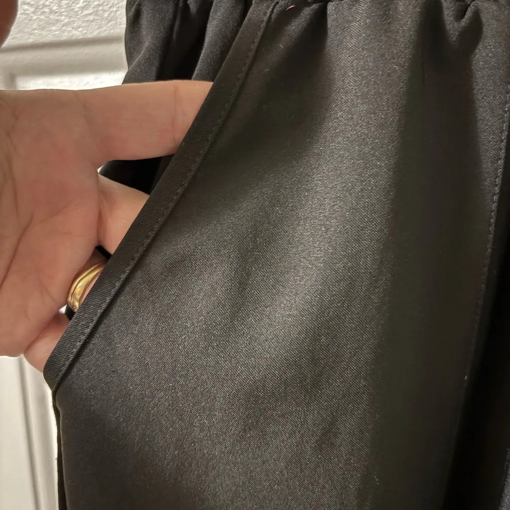 Grace Karin Elegant Black Tie-Waist Trousers - Image 5