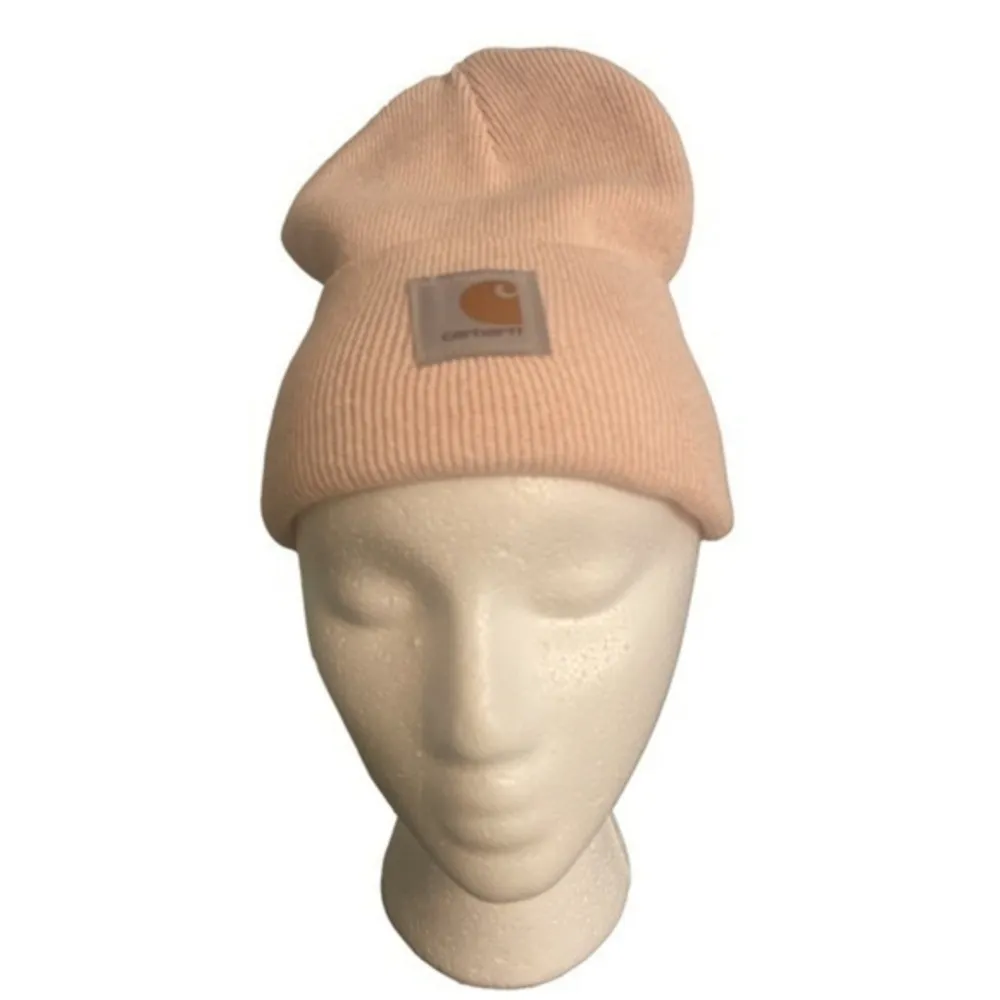 Carhartt Knit Cuffed Craftsman Beanie Winter Hat Cap Workwear unisex pink NWT OS - Image 3