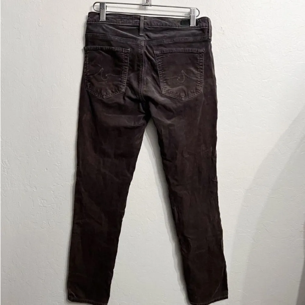 ADRIANO GOLDSCHMIED AG‎ Prima Ankle Skinny Corduroy Pants Jeans 26 Gray Brown - Image 7