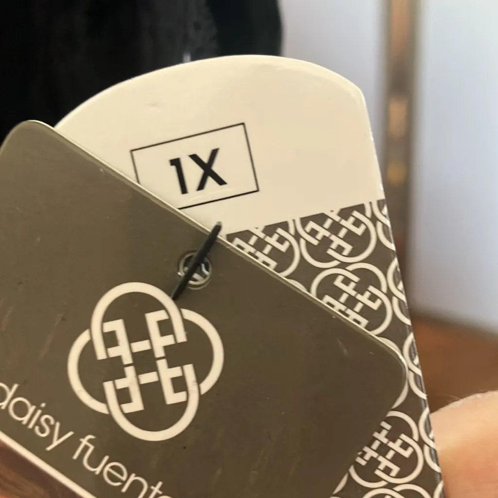 FINAL MARKDOWN Daisy Fuentes Elegant Black Lace nighty 1X NWT - Image 4