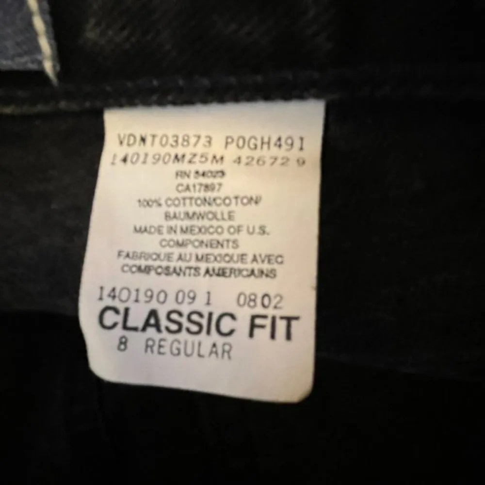 90s  Y2k Vintage Gap High Rise Straight Leg Black Wash Jeans 27" - Image 4