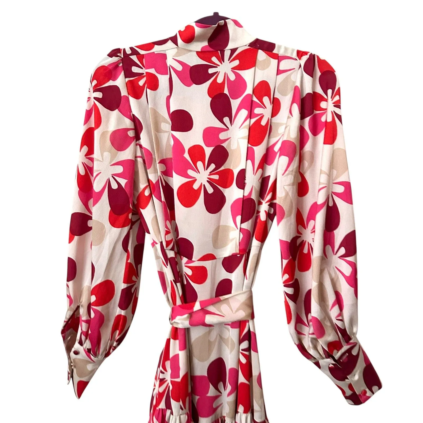 ALEXIS Floral Button Down Belted‎ Maxi Dress XS - Image 7