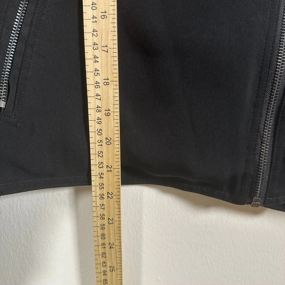 Who What Wear Black Moto Jacket Size‎ M - Image 11