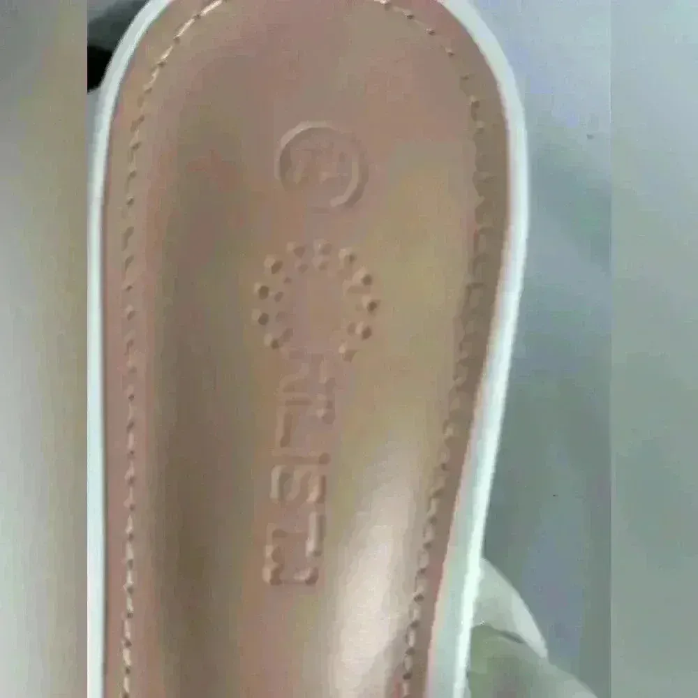 Crilista White Women's Heel Sandals (SH63) - Image 3