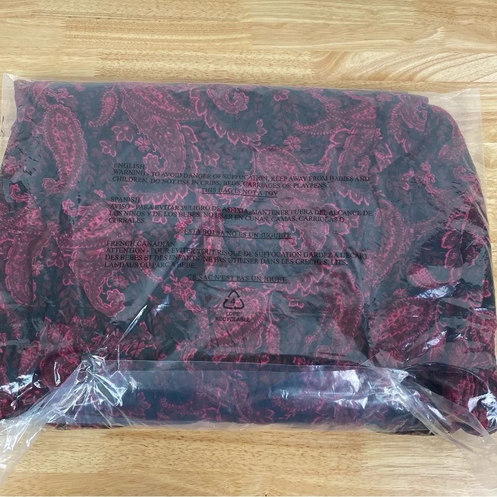 Torrid Burgundy Paisley Clip Dot Tea Length Open Back A-Line Dress Sz.3 NWT - Image 6