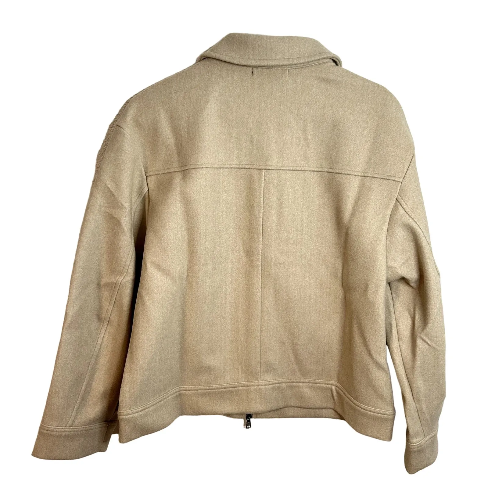 Banana Republic Melton Volume Sleeve Llama Hair Jacket Womens Size Medium NWT - Image 4