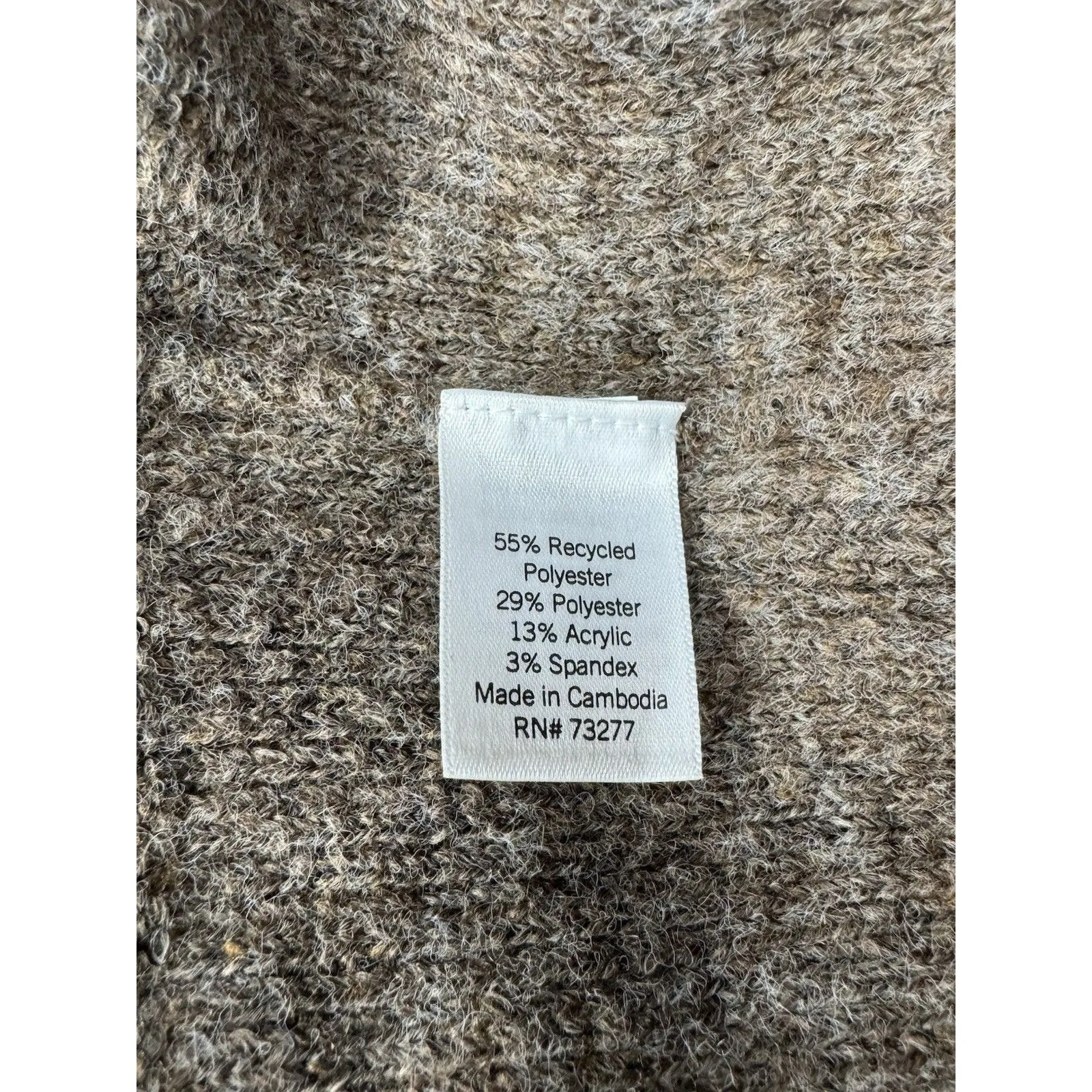 Women's LC Lauren Conrad Sweater Size Large Brown Mockneck Pullover NWT - Image 11