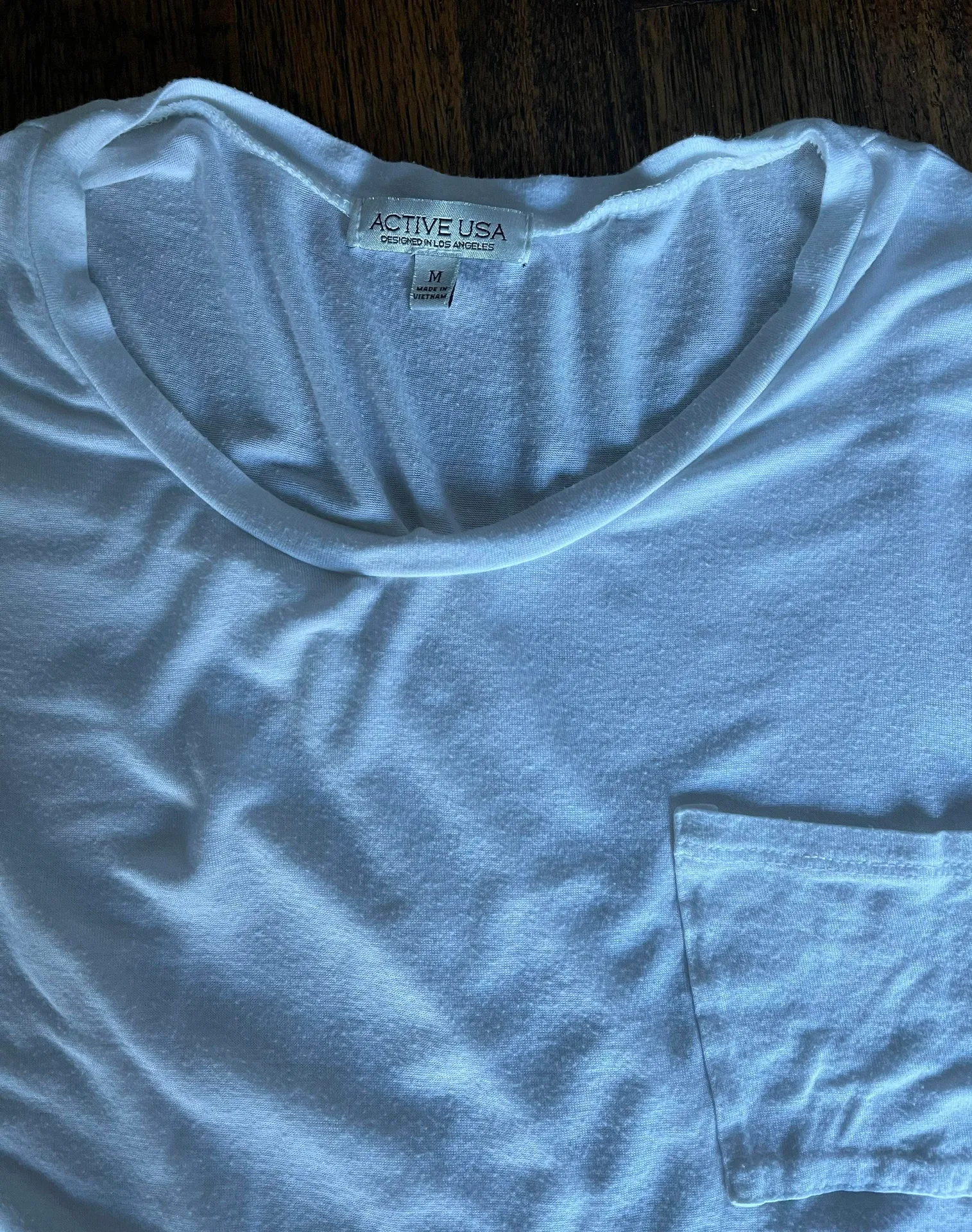 Active USA White Tee - Image 3