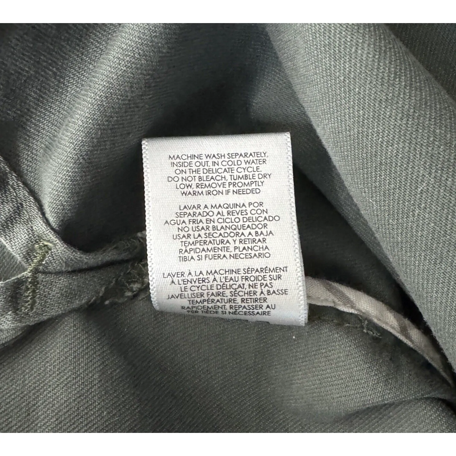 Cabi Jacket Women Medium Army Green Crossroads Jacket Casual Utilitarian Utility - Image 8