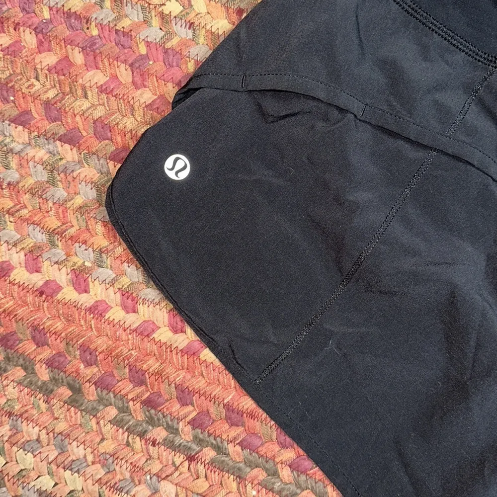 LULULEMON BLACK 2.5” SPEED SHORTS LOW RISE ATHLETIC RUNNING - Image 5