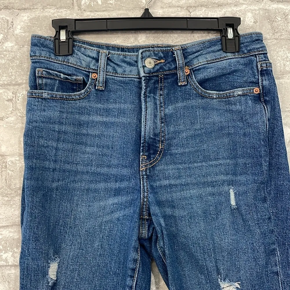 Old Navy Saylor OG Straight in Med Destroy Jeans - Image 3