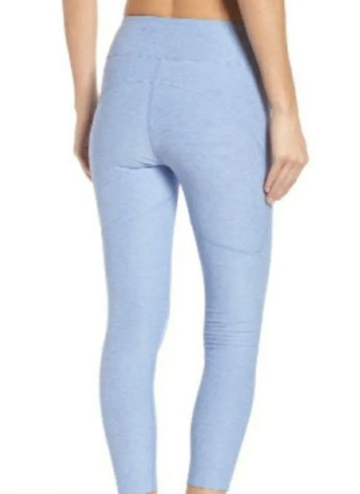 Outdoor Voices Warm Up 3/4 Leggings in Light Blue - Image 5