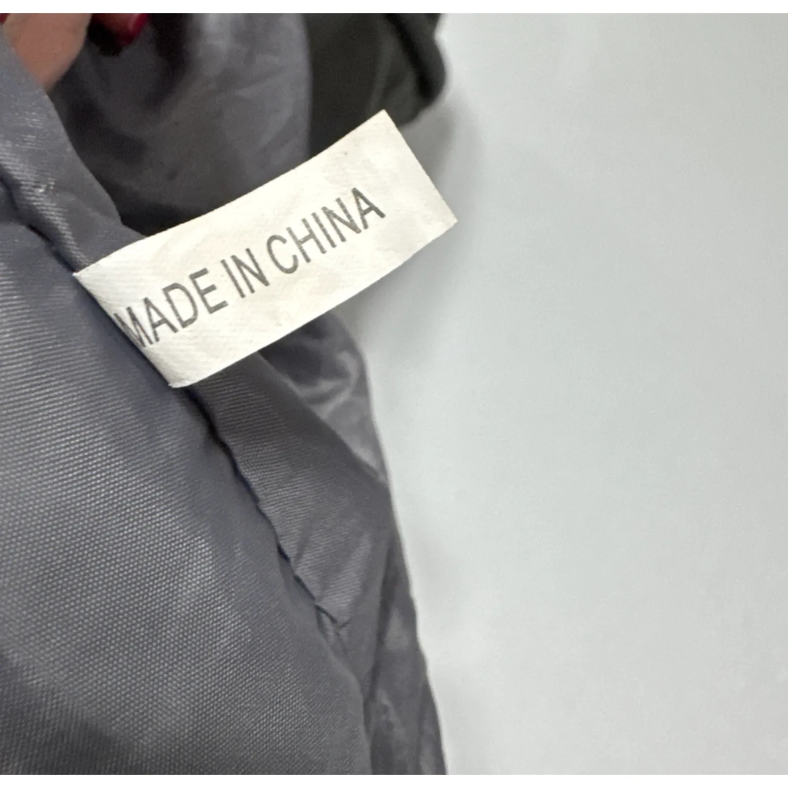 NEIMAN MARCUS Tote Bag Dark Gray Faux Pebbled Vegan Leather Shoulder Purse Large - Image 7