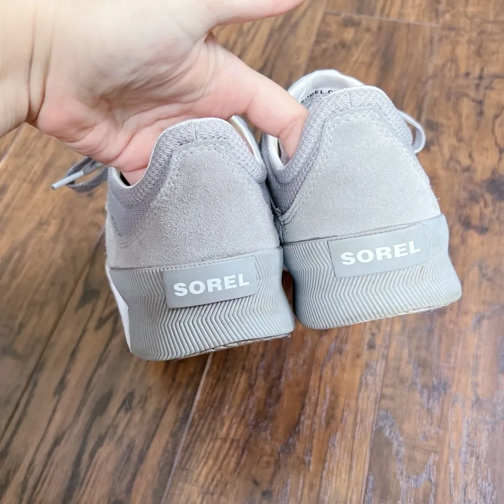 SOREL • Out 'N About III Plus Lace Sneaker waterproof suede leather Dove taupe - Image 10