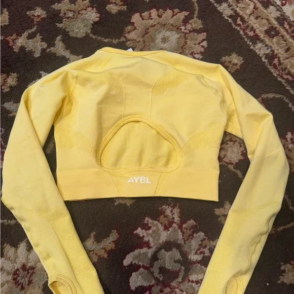 AYBL Women's Yellow Workout Set - Image 2