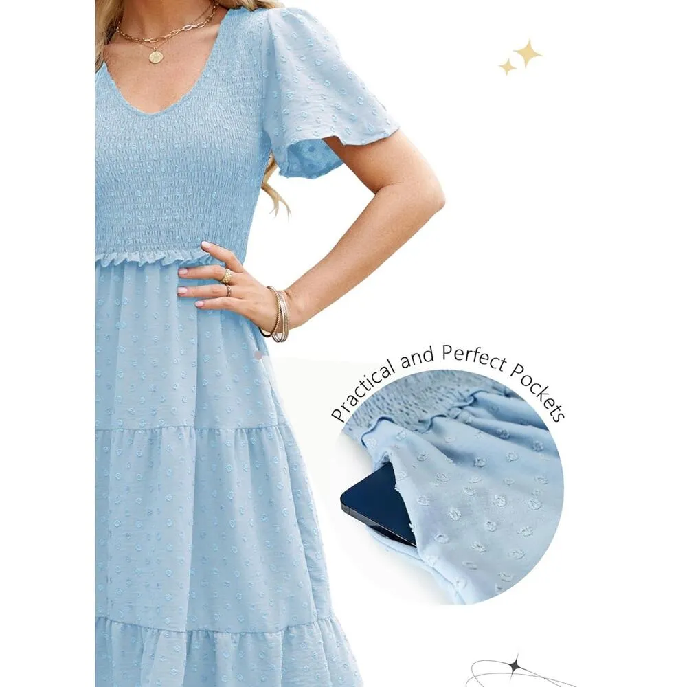 Ruffle Short Sleeve V - Image 2