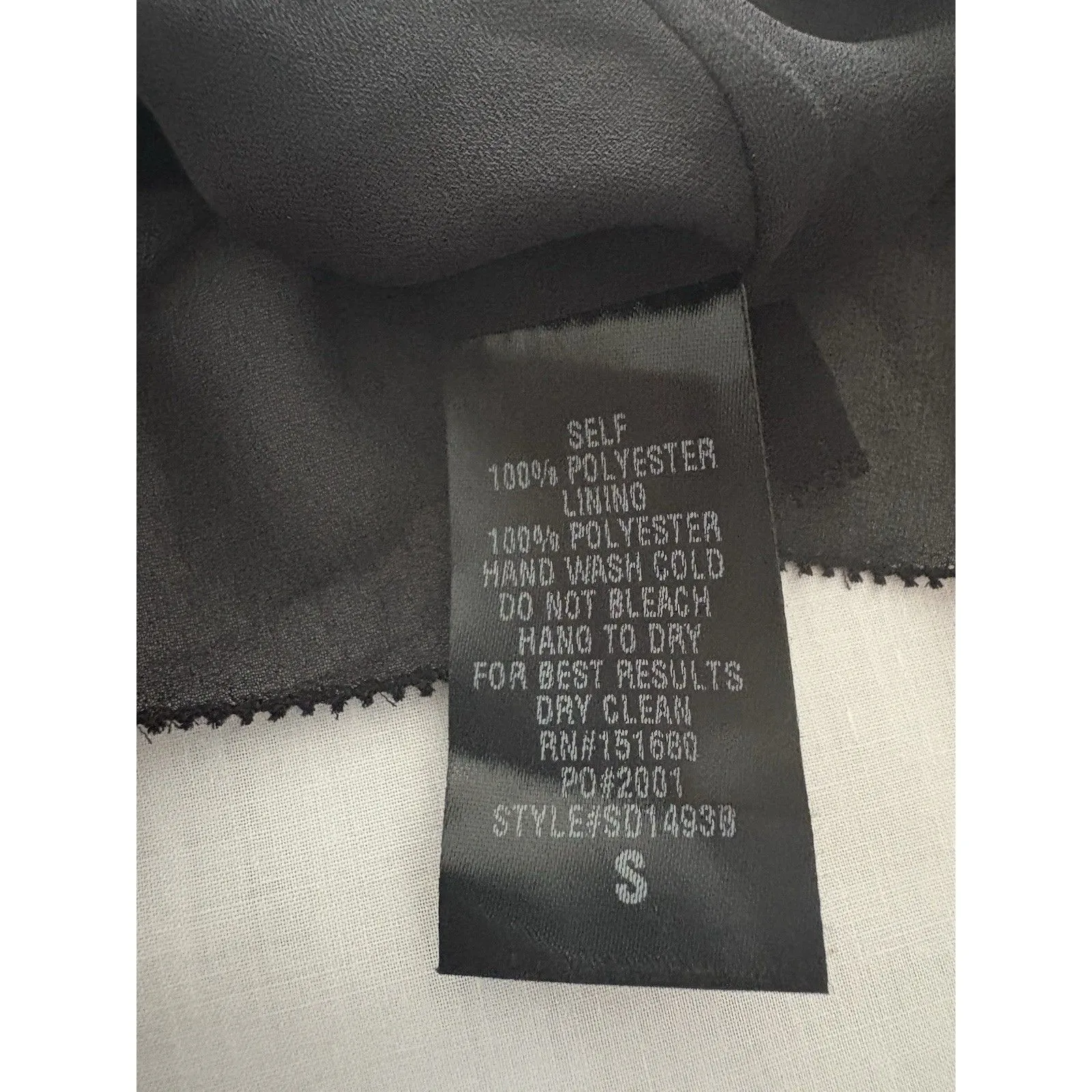 Storia Babydoll Dress Size S Black Ruffled Mini Witchy Goth Whimsy Feminine Y2K - Image 16