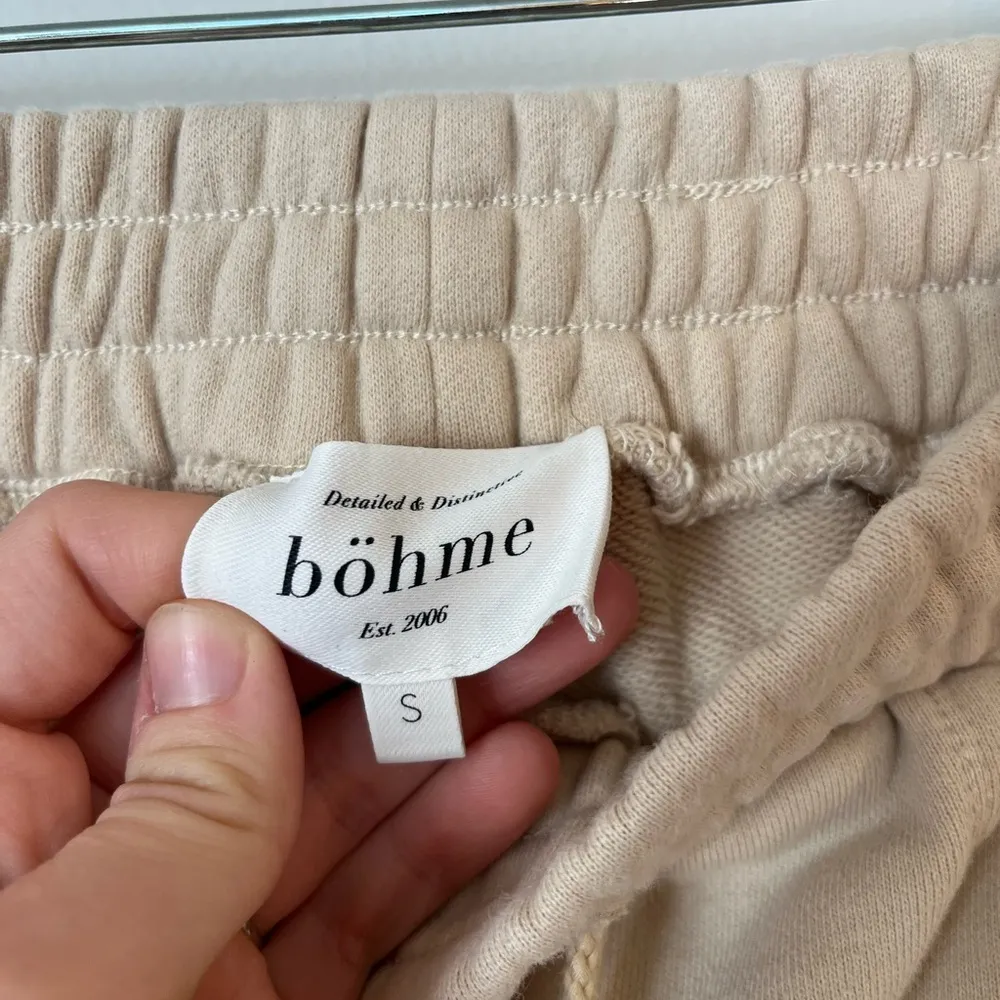 Bohme  Cream Jogger Sweatpants- Size Small - Image 4